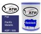 Preview: Fiat, Pacific Metallic, KBP / 599: 500ml Lackdose, von ATW Autoteile West.